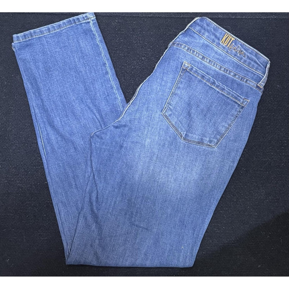 KUT From The Kloth Jeans Womens 10 Blue Medium Wash Carrie Boyfriend Denim